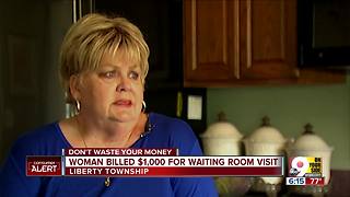 Woman billed $1000 for waiting room visit