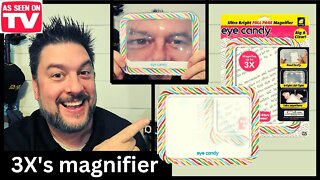 👁🍬 eye candy review. full page magnifier book light with LED lights [466] 👁🍬