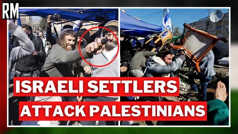 SHOCKING: Israeli Settlers Attack Palestinians in Sheikh Jarrah, East Jerusalem