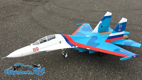 Maiden Flight Review Of The E-flite Su-30 Twin 70mm EDF Jet