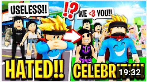 The HATED CHILD Becomes a CELEBRITY in Roblox BROOKHAVEN RP!!