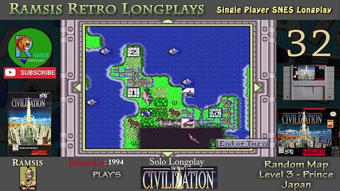 Sid Meier's Civilization | 1994 | SNES | Prince | Random | Japan - Episode #32