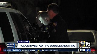 Police investigating double shooting in Phoenix