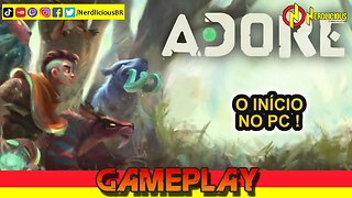 🎮 GAMEPLAY! Jogamos o ADORE, jogo indie brasileiro que lembra Pokémon! Confira a nossa Gameplay!