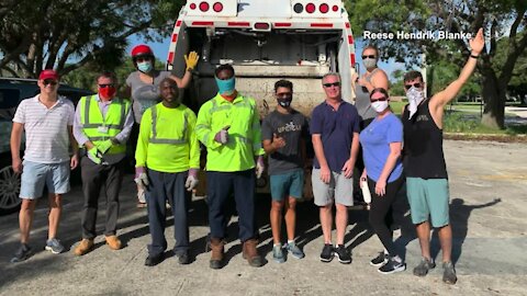Volunteers remove truckloads of trash from Currie Park in West Palm Beach