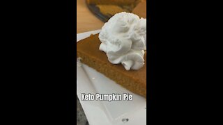 Delicious Keto Pumpkin pie from 🎃😋