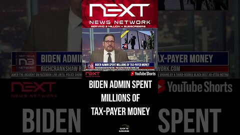 Biden Admin Spent Millions Of Tax-Payer Money #shorts