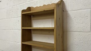 Made To Measure Pine Wall Hanging Shelves (X53570) @PinefindersCoUk