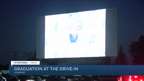 Tonight's drive-in movie: St. Mary's High School graduation