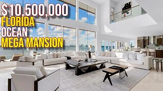 Inside $10,500,000 Florida Ocean Mega Mansion