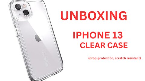 iphone 13 clear case - drop protection, scratch resistant