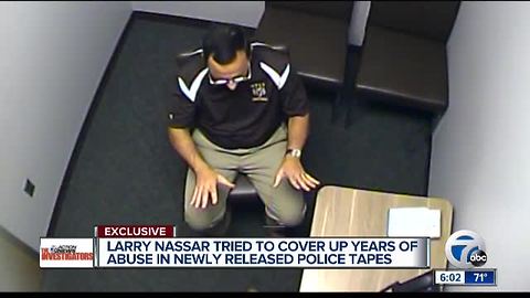 VIDEO: In police interviews, Nassar blames victims for misunderstanding treatment