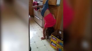 Upside Down Girl Denies Everything