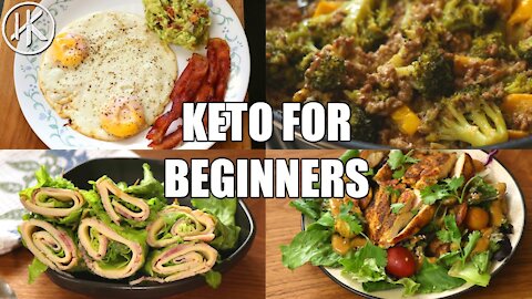 Keto Diet | Top 4 Delicious Keto Meal Recipes for Weight Loss (Beginner Friendly)