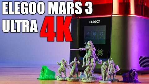Is This New Budget 4K Resin 3D Printer Worth Your Money? Elegoo Mars 3 Ultra 4k $320