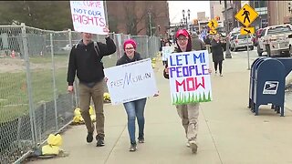Protestor converge on Lansing to protest stay-at-home orders