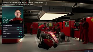 F1 Manager 2022 Season 1 Team Ferrari Race 1