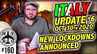 New Lockdowns In Italy Are On Their Way - What's Happening In Italy - November 4th 2020