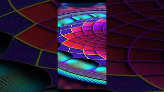 Psychedelic Animations Sacred Geometry art PT6#shorts