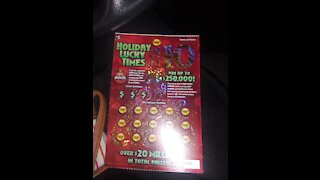 Scratching holiday tickets