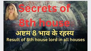 8th lord in all 12 houses video Hindi part 1