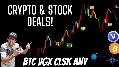 Bitcoin Vgx Any & Clsk Stock Update