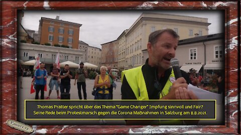 Thomas Pratter spricht über das Thema "Game Changer" Impfung sinnvoll und Fair?