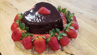 Amazing Chocolate Cake ONLY 2 Ingredients + 2 Ingredient Ganache -Gluten Free- The Hillbilly Kitchen