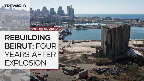 How much restoration has been done four years after the Beirut port explosion?