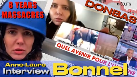Anne-Laure Bonnel Interview on TV, about 8 Years Massacres in Donbas (Engl/German Subs)