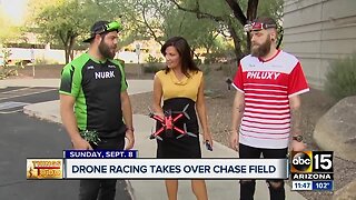 Drone racing takes over Chase Field this weekend!