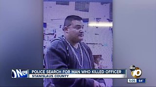 Police search for man who killed officer