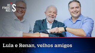 Lula tem encontro com Renan, que defende cooptação do MDB pelo PT