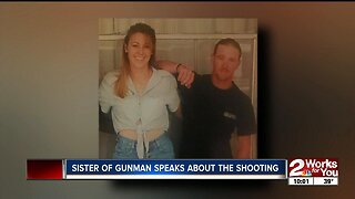 Sister of gunman speaks about the shooting