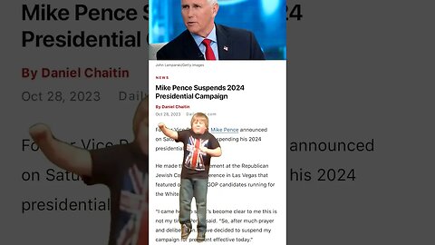 Mike Pence Drops out #breakingnews #republicans #democrats #biden #trump #trump #shorts #capcut