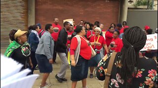 Durban workers join NHLS strike (YA5)