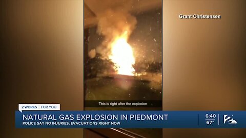 Natural gas explosion in Piedmont