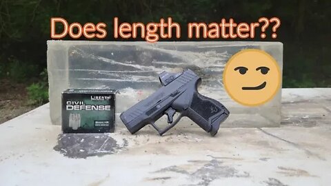 Does Size Matter? Short Barrel Liberty Civil Defense 50gr +P 9mm Test