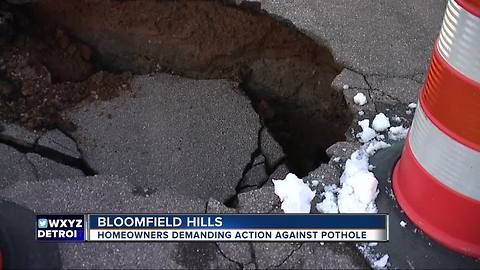 Bloomfield Hills Pothole