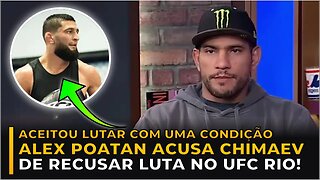 POATAN ACUSA CHIMAEV DE RECUSAR LUTA NO UFC RIO!