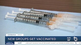 New groups of San Diegans to get vaccinated