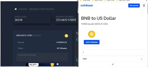 How To Earn Free 118 BNB Binance Coin Cryptocurrency At WaterFALL Every 60 minutes With Proof