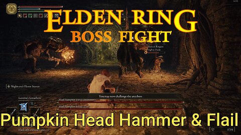 Elden Ring : Boss Fight - Dual Pumpkin Heads : Hammer & Flail