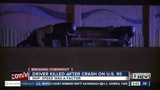 Fatal crash near U.S. 95/Tropicana Avenue