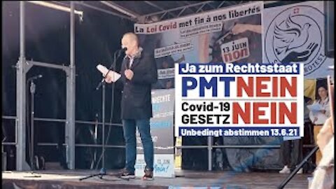 Philippe Kruse, Rechtsanwalt - 22.05.2021 - Demo - Neuchâtel/Neuenburg NE