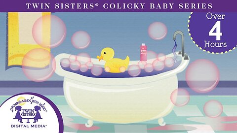 Pitter-Patter Bathwater - Twin Sisters® Colicky Baby Series. (4 Hours)!