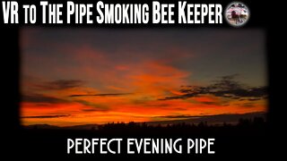 VR to @the pipe smoking bee keeper