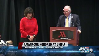 UA honors journalist Christiane Amanpour with 2019 Zenger Award for Press Freedom