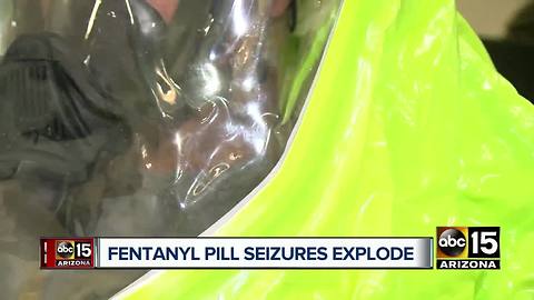 Fentanyl pill seizures on the rise in Arizona