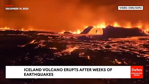 UNBELIEVABLE FOOTAGE: Iceland Volcano Erupts After Weeks Of Earthquakes